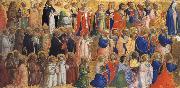 The Virgin mary with the Apostles and other Saints Fra Angelico